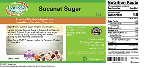 Sucanat Sugar (8 oz, ZIN: 526457) image 4