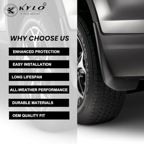 Image of KyloXtreme MUD Flap Swift 3rd Gen (2018-2023)| All-Terrain Mud Flap Set - Durable Splash Guards for Cars and Trucks, Offering Maximum Protection from Mud