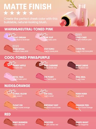 Image of SHEGLAM Color Bloom Liquid Blush-Fine Carmine