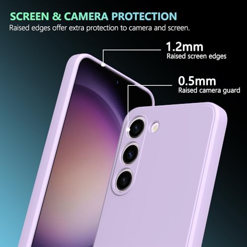 Image of for Samsung Galaxy S23 Plus Case Purple, Scratch Resistant with Soft Touch, Slim Thin Phone Cover for Samsung Galaxy S23 Plus