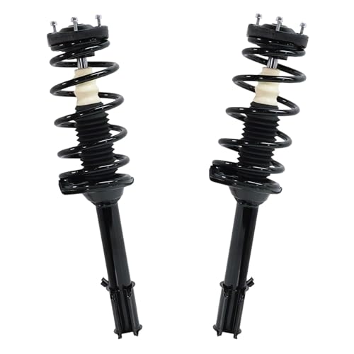 Image of Detroit Axle - Rear Steering Knuckles & Wheel Hub Bearings Struts w /Coil Spring Replacement for 2003 2004 2005 Subaru Forester - 4pc Set