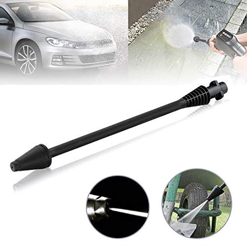 warm-smile 145 Bar Dirt Blaster Lance Turbo Nozzle for Karcher K2 K3 K4 K5 High Pressure Washer Cleaning Lance (Black)