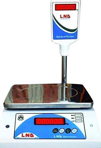 Buy Lnd Electronic Weighing Machines Steel Electronic Weighing Machine Black Online At Low Prices In India Amazon In