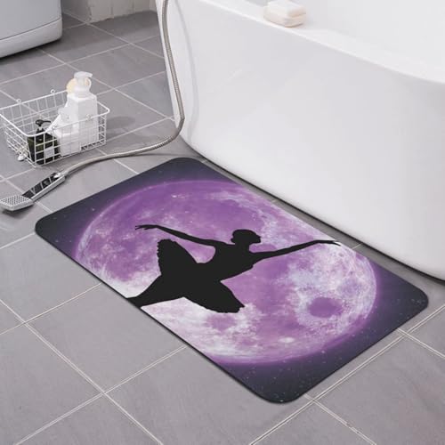 Tapis de sol en diatomite pour douche et cuisine style danseuse