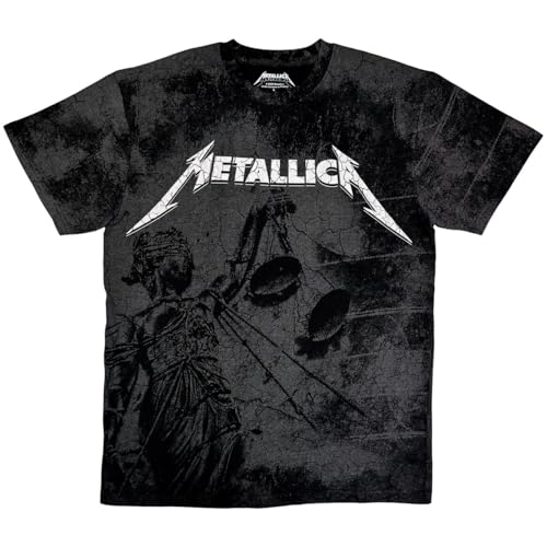 Metallica Justice Oficial Camiseta para Hombre (Small)