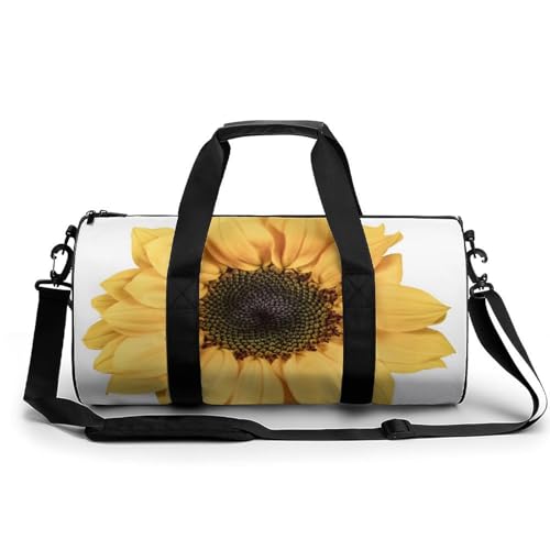 Sac de sport gym tournesol jaune sac de voyage duffel bag randonnée 45cm