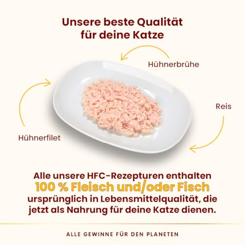 Almo Nature HFC Natural Katzenfutter nass -Hühnerfilet 24er Pack (24 x 70g)