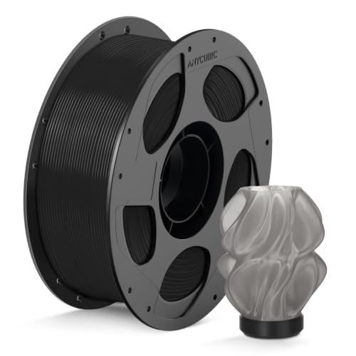 Image of ANYCUBIC PLA 3D Printer Filament 1.75mm, Translucent Black, 1KG