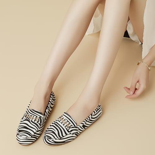 Image of Women's Loafer Shoes Leisure Slip On Work Shoes Comfort Walking Flats