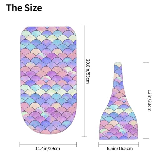 Image of Swaddle Blanket, Soft Swaddling Blanket Baby Clothes, Mermaid Theme Baby Stuff