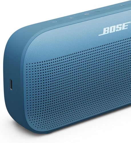Bose SoundLink Flex Bluetooth Speaker (2nd Gen) Bundle with Fast Charger - Portable Outdoor Speaker with Hi-Fi Audio, Waterproof and Dustproof, USB-C, Up to 12 Hours Battery Life, (Blue Dusk) - image 4