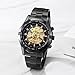 JewelryWe Relojes Mecánicos Imitación Hombre: Reloj de Cuarzo Analógico Resistente al Agua Redondo para Caballero Correa de Acero Inoxidable Extraíble Luminoso Calendario Imagen de JewelryWe Relojes Mecánicos Imitación Hombre: Reloj de Cuarzo Analógico Resistente al Agua Redondo para Caballero Correa de Acero Inoxidable Extraíble Luminoso Calendario