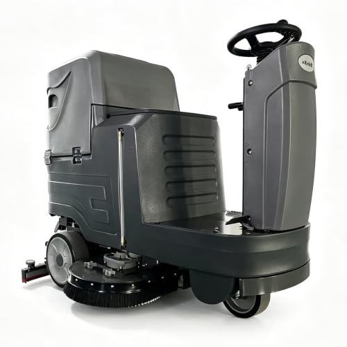 eLifecenter 26-Inch Ride-On Floor Scrubber