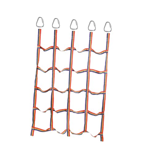 Didiseaon 5 Piezas Escalada Infantil para Interior y Exterior Colgante de Entrenamiento Físico para Ganchos Triangulares Promueve Equilibrio y Diversión al Aire