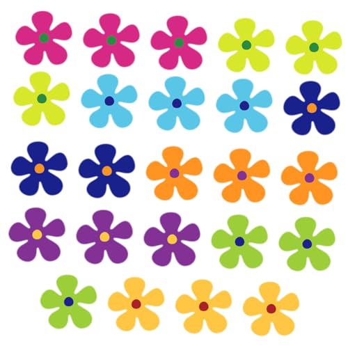 Alipis Imanes Magnéticos De Flores Decoración para Refrigerador Cocina Y Coche Adhesivos Coloridos para Puertas Gabinetes Y Oficina Seguro Y Duradero para Notas Y 24 Piezas X 5