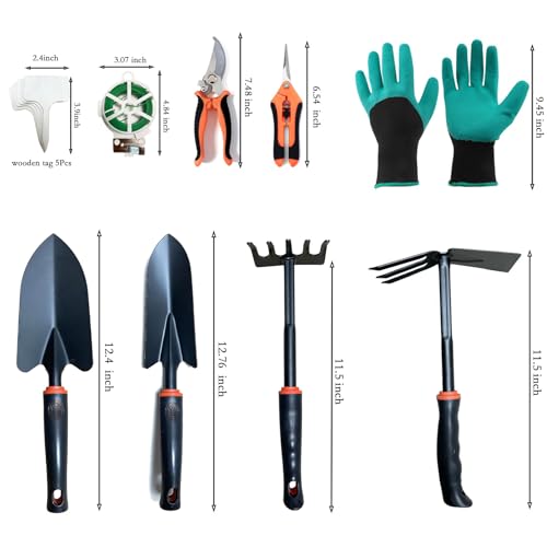 Set de Herramientas de Jardín para Mujeres, Kit Básico de 9 Piezas miniatura 2