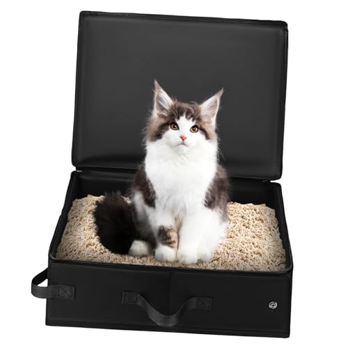 LEDMOMO ボックス ポータブル 猫 トイレ ボックス 猫 キャリー 子猫 おもちゃ 猫 室内用 猫 おもちゃ 猫 トイレ 鍋 猫 トラッカー 猫 トンネル 猫 ティーザー 杖 車 アクセサリ