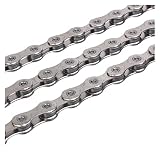 ZHIQIANG wuli Store 1x12s. MTB 12. Geschwindigkeitskette Straße Mountainbike-Ketten 126L-Links kompatibel mit Shimano Sram. Campanolo-System. (Color : 12S Silver)