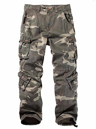 Image of AKARMY Men's Relaxed Fit Cargos