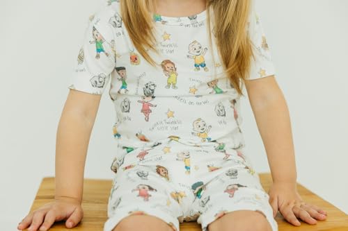 Copper Pearl 2 Piece Short Sleeve Pajamas CoComelon Friends4
