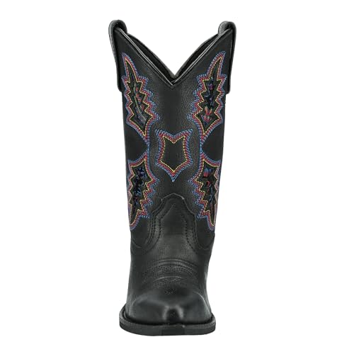 Smoky Mountain Western Boots Girls Leather Sierra Black 3414Y