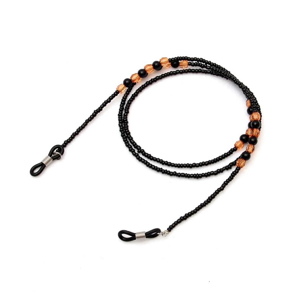 Chaîne de lunettes perlée faite à la main, un bijou de cou artisanal et élégant