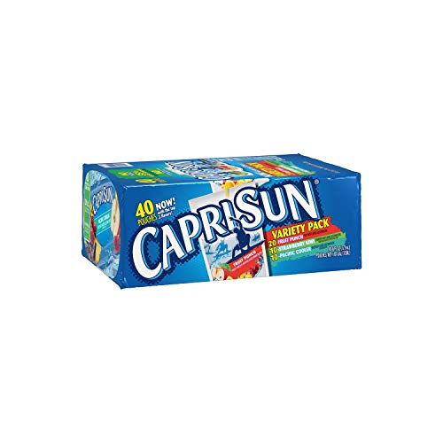 Capri Sun Varirty Pack (Pack of 40) 6 Fl Oz, 240 Fluid Ounce