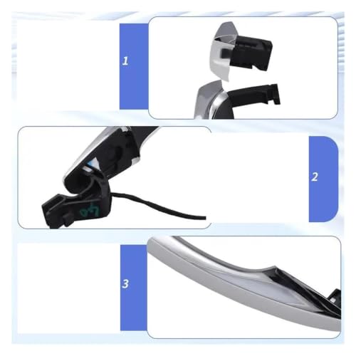 Poignée de porte extérieure pour Citroën 2008 4008 idéale pour trajets quotidiens