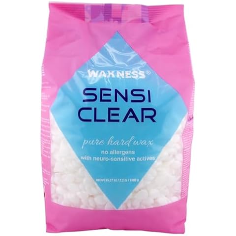 Waxness Sensi Clear Glass Rosin Free Hard Wax 2.2 lb / 1 kg Cover