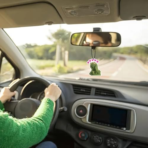 Image of Rawan 4 Pack Car Air Freshener Funny, Car Accessories Cute for Women Girls And men Car, Funny Decor Hanging Fresheners Car Interior Room Decorations, for Christmas Gift.