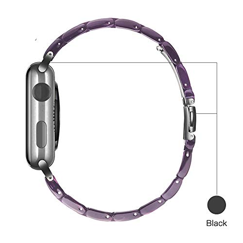 Image of Light House Apple Watch Bands-Fashion Lightweight Resin iWatch Bands for Women Men 38mm /40mm /41mm /42mm(Series 11 10), 49mm /46mm /45mm /44mm /42mm(S 3 2 1), Compatible with Apple Watch Series 11 SE 10 9 8 7 6 5 4 3 Ultra