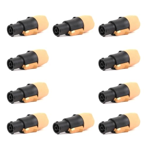 Conectores impermeables IP65 NAC3FX-W con bloqueo verdadero PA66
