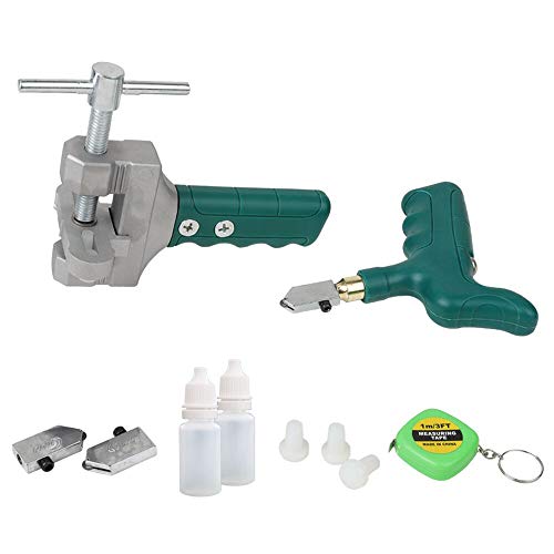 Hand Grip Tile Cutter Divider Glass Cutter Opener Breaker Handheld Glass Tile Quick Opening Set Cast Aluminum Breaker for Ceramic Tile and Glass