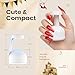 Beetles Mini Uv Light for Gel Nails Flash Curing Innovative with Smart Sensor for Easy and Fast Extension System, Portable Manicure Uv Led Light for Gel Nail Polish Diy