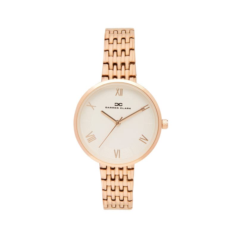 Darren Clark Analog White Dial Japness Quartz Metal Straps Classic Watch for Women 2004G-L0303 (B0C33TH17D) Amazon Price History, Amazon Price Tracker