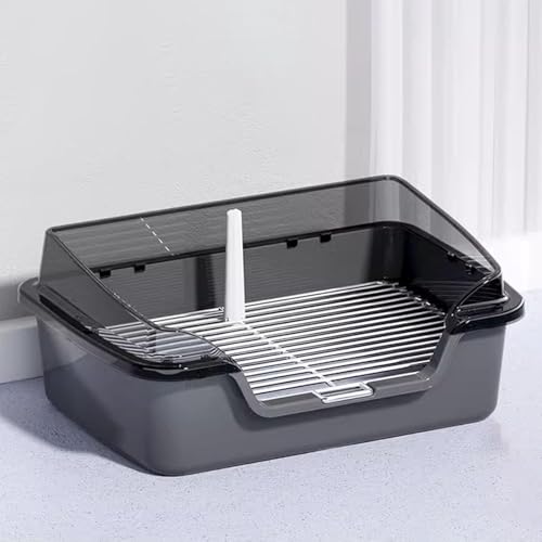 kxptso イヌ用トイレ、屋内、小型・中型犬用、プラスチック製 (57.5 x 39 x 23.5 cm-18 mm)