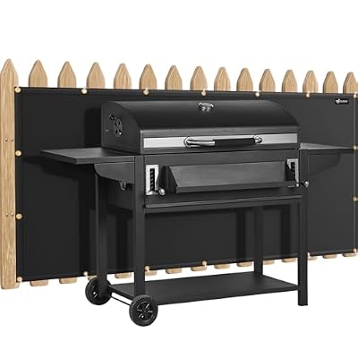 Protector térmico para Pared, Valla de Cubierta, barandilla, Parrilla y refrigerador, Cubierta ignífuga Resistente y Pantalla Que Protege la barandilla de la Parrilla, 5 x 8 pies