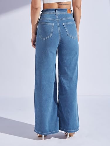 Image of Miss Chase Women's Skinny High Rise Cropped Stretchable Denim Jeans