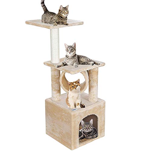 Casa para Gatos Torre de Actividad 36 Pulgadas miniatura 3