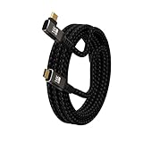 【8K@120Hz/16K@60Hz Display Pro】 Ce câble USB5 à angle droit prend en charge la sortie d'affichage haute définition 16K@60Hz, 8K@120Hz ou double 8K@60Hz, déverrouillant une qualité cinématographique 8K@120Hz avec des mouvements fluides rivalisant avec l'impact visuel des salles IMAX. Il offre également une résolution chirurgicale 16K@60Hz, avec des détails suffisamment nets pour distinguer chaque pixel. Conçu pour les créateurs exigeant une clarté parfaite au pixel près et une précision critique en matière de couleurs, ce moteur de performance USB-C vers USB-C vous permet de relever facilement les exigences visuelles extrêmes.