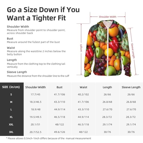 UPF 50+ Sun Protection Hoodie Long Sleeve Fresh Fruits and Vegetables Sun Shirt Rash Guard Fishing Shirts for Men2
