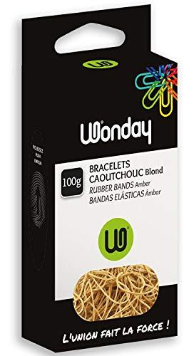 Bracelets caoutchouc 90x6 mm élastiques ultra résistants WONDAY en pur latex