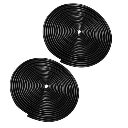 Evita rayaduras de puerta con este protector de goma negro flexible y firme para coche, pack de 2