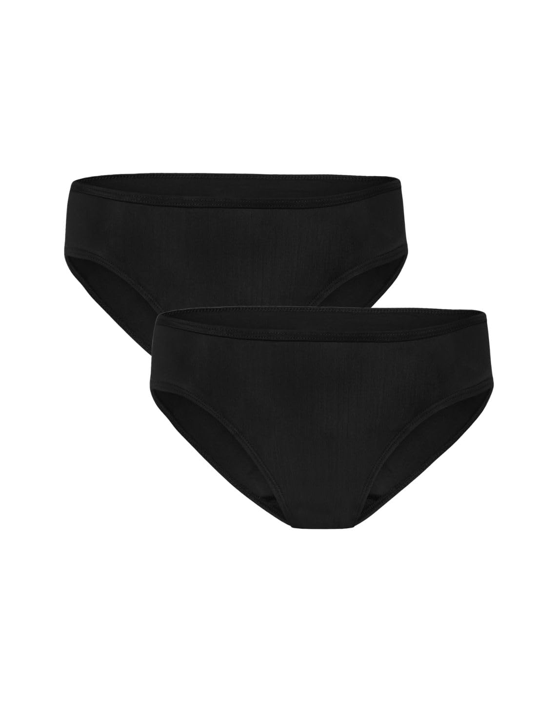 Modibodi Perioden Bademod Bikini Hose Leichte Blutung - Auslaufsichere Menstruationsbeachwear 20ml - Schwarz