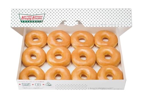 Tropical Importers Krispy Kreme Original Glazed Doughnuts Donuts (One Dozen)