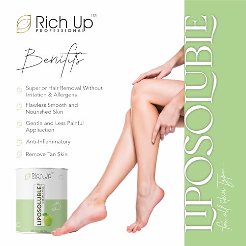 Image of Liposoluble Blueberry Crystal Clear Gel Wax, Normal Skin, 800ml, Painless Hair Removal with Vitamin C | Get 60 ml After Wex Oil & Gel And Facial Kit Free (Green Apple)