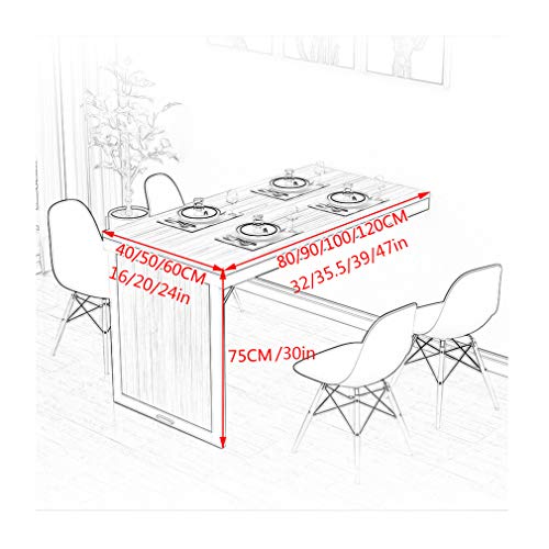 Table pliante murale bureau ordinateur gain de place rabattable - 3