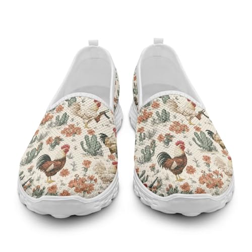 Women Loafers Shoes for Work Classic Mesh Flat Sneakers Walking Comfort Anti-Skid Soft Shoes with EVA Sole2