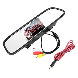 4.3in Auto Achteruitkijkspiegel Monitor HD TFT-LCD-scherm 2 Kanalen Video Inpu Auto Monitor Opnamesysteem