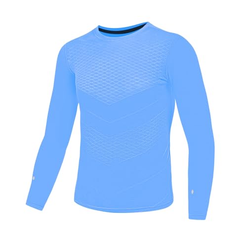 Soccer Compression Shirt for Kids, Breathable Moisture Wicking Long Sleeve Undershirt, Athletic Performance Base Layer Shirts2